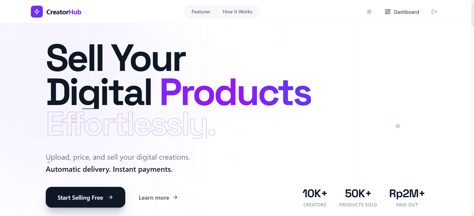 CreatorHub — E-Commerce Digital Product